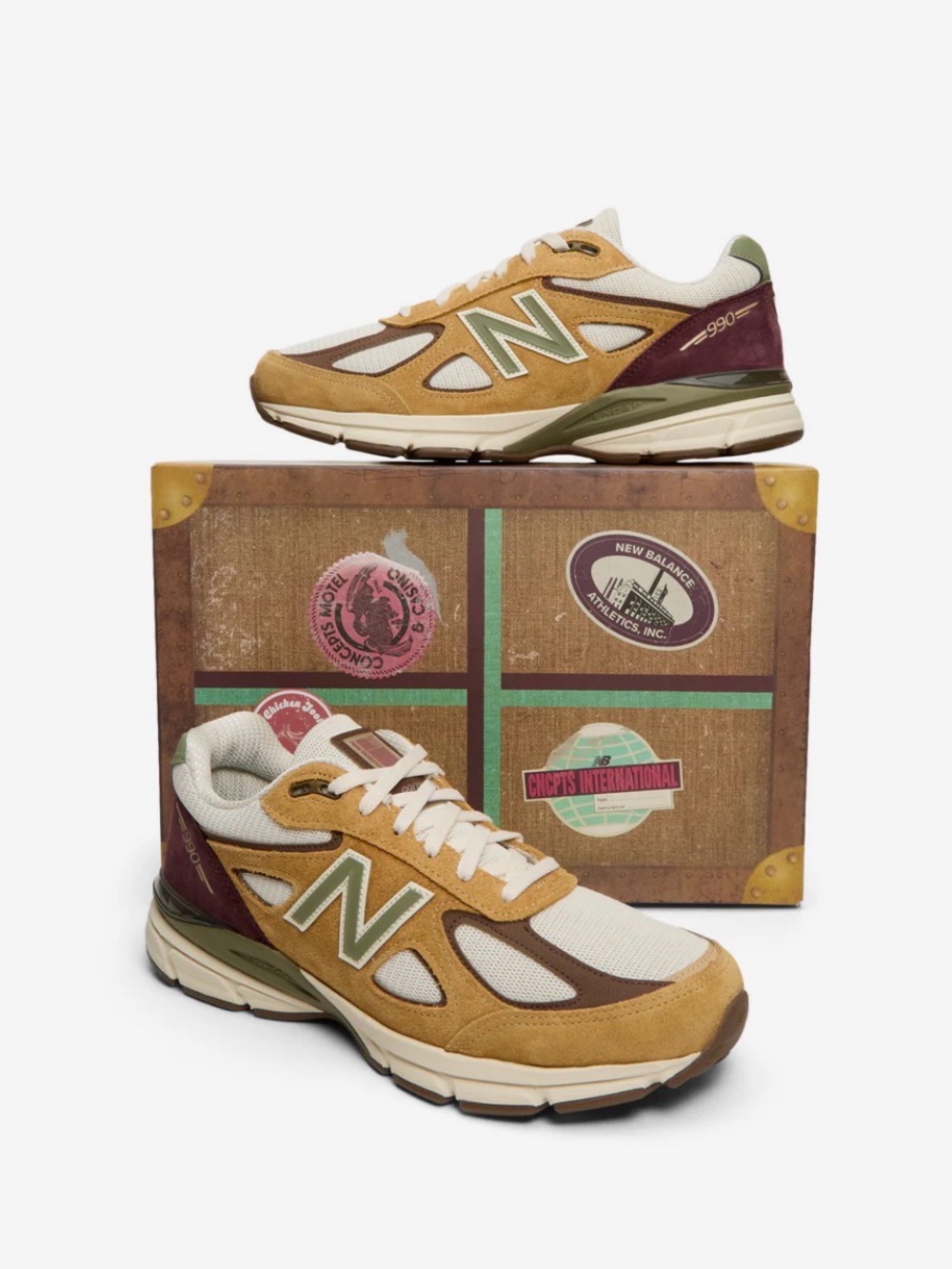 CNCPTS x New Balance 990v4 “Patina" - Picture 7 of 7